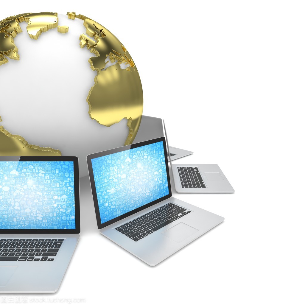 筆記本電腦網絡 連接地球的數字橋梁與科技脈絡